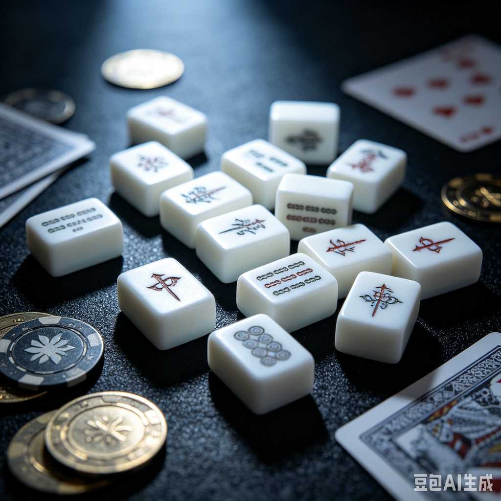 hand carved mahjong tiles