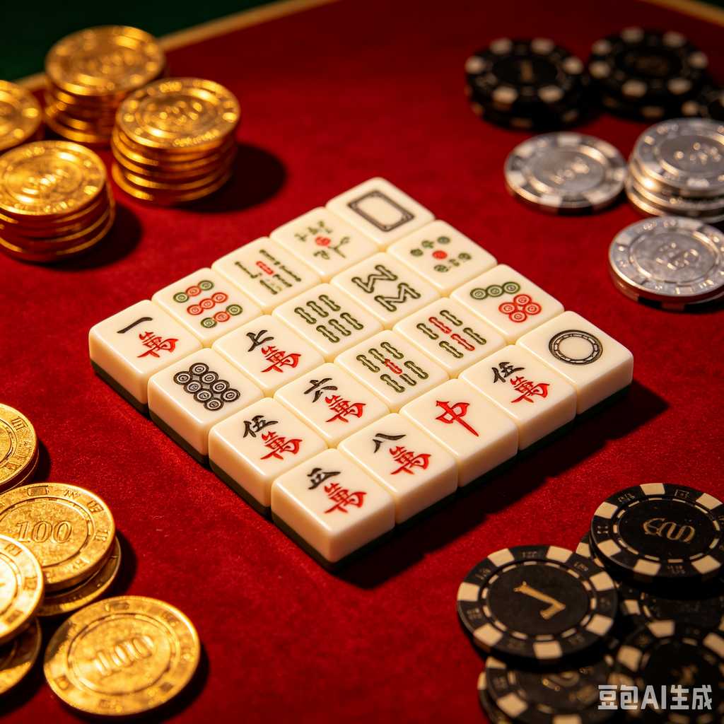 simulated ivory mahjong set